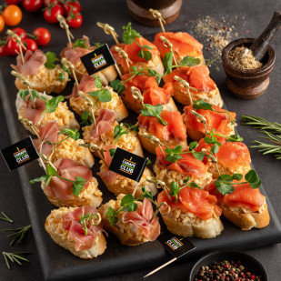 Сет брускетт к завтраку