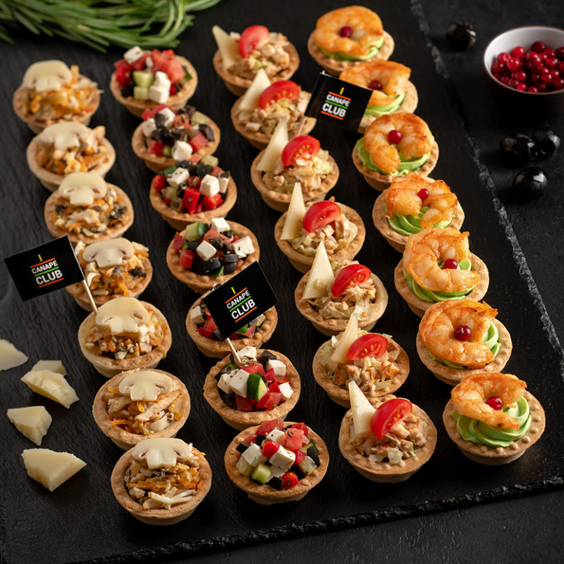 Ассорти тарталеток к вину